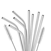 TRINKHALME, silber - Edelstahlfarben, Metall (0.6/26.5cm) - bremermann