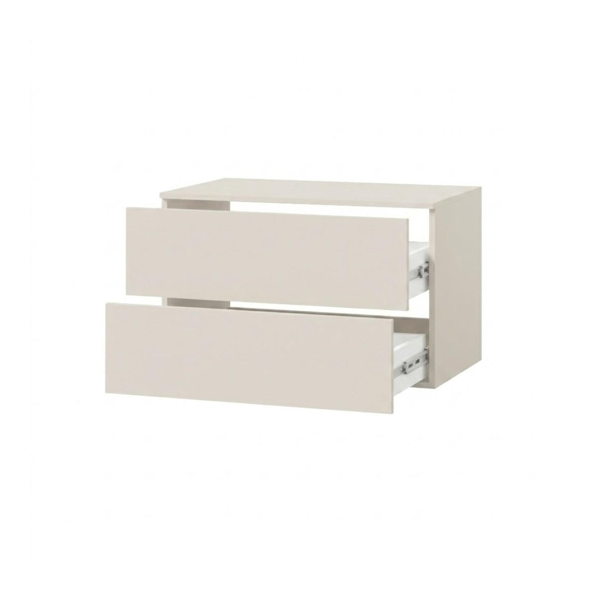 WASCHTISCHUNTERSCHRANK Color 2S 80 Macadamia - Beige, Holzwerkstoff (80/50/45cm) - mzm24