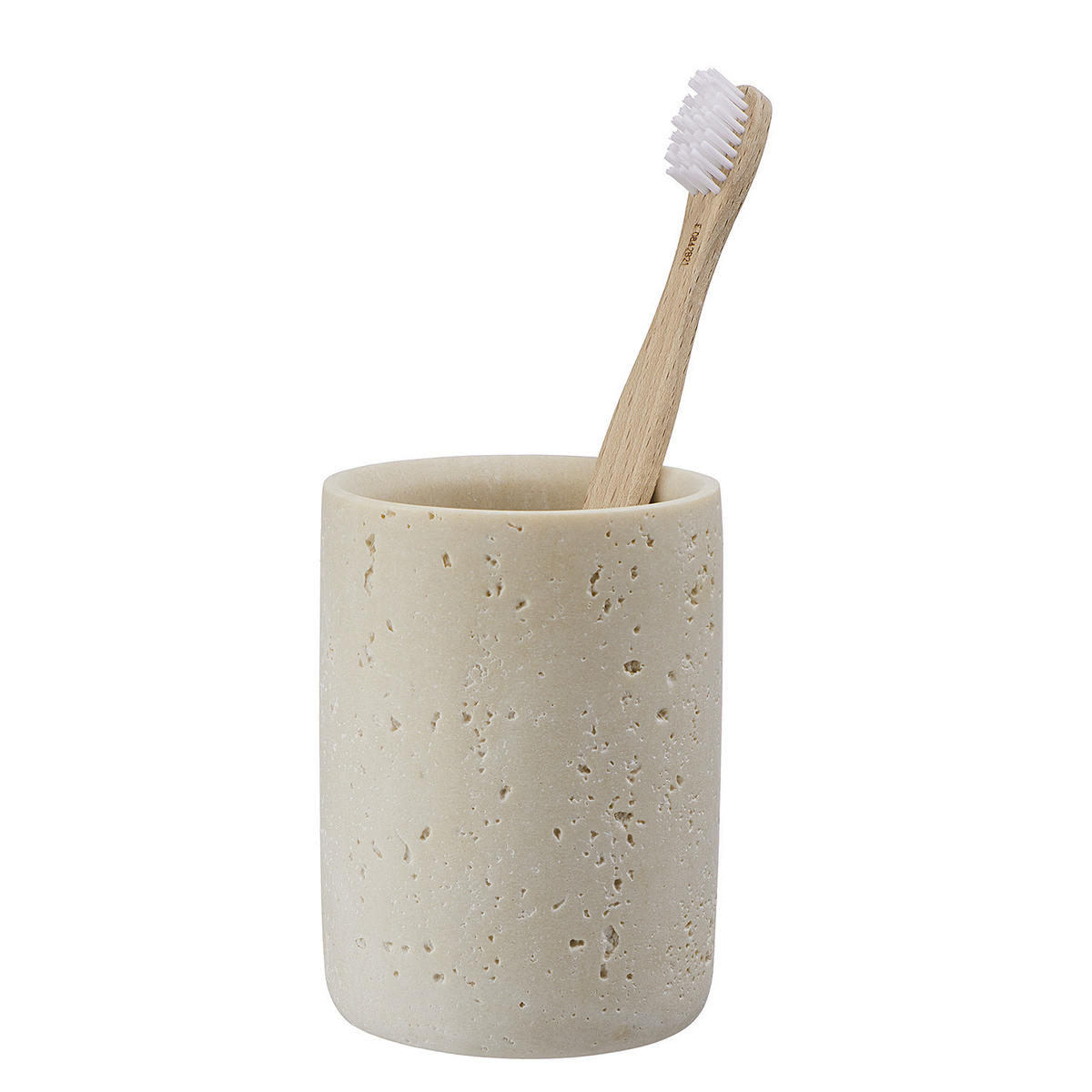 ZAHNPUTZBECHER Verdon - Beige, Stein (7/10/7cm) - Butlers