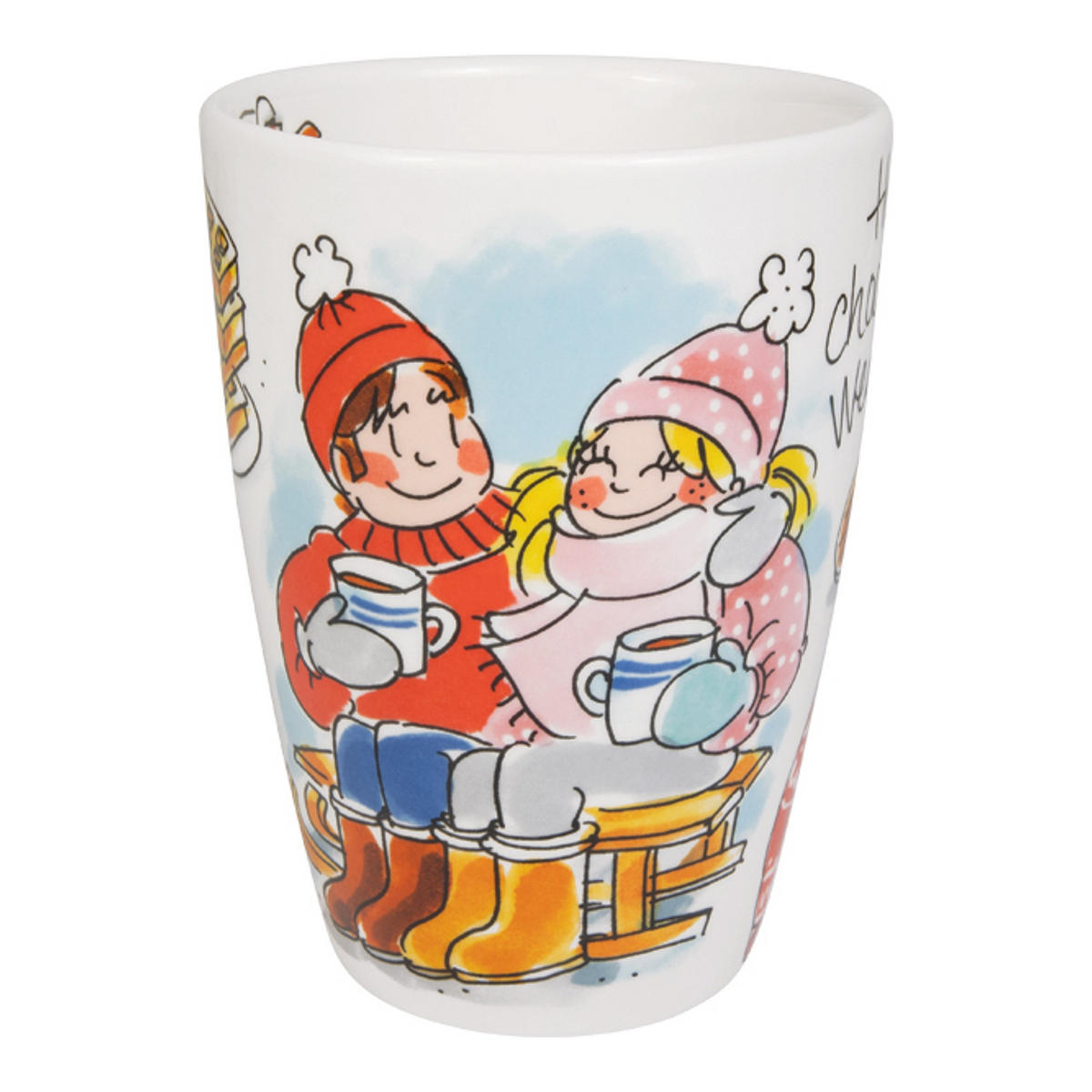 SET 2-tlg. Hot Chocolate Weather in Bunt - 0,5 L - Multicolor, Keramik (0.5L) - Blond Amsterdam