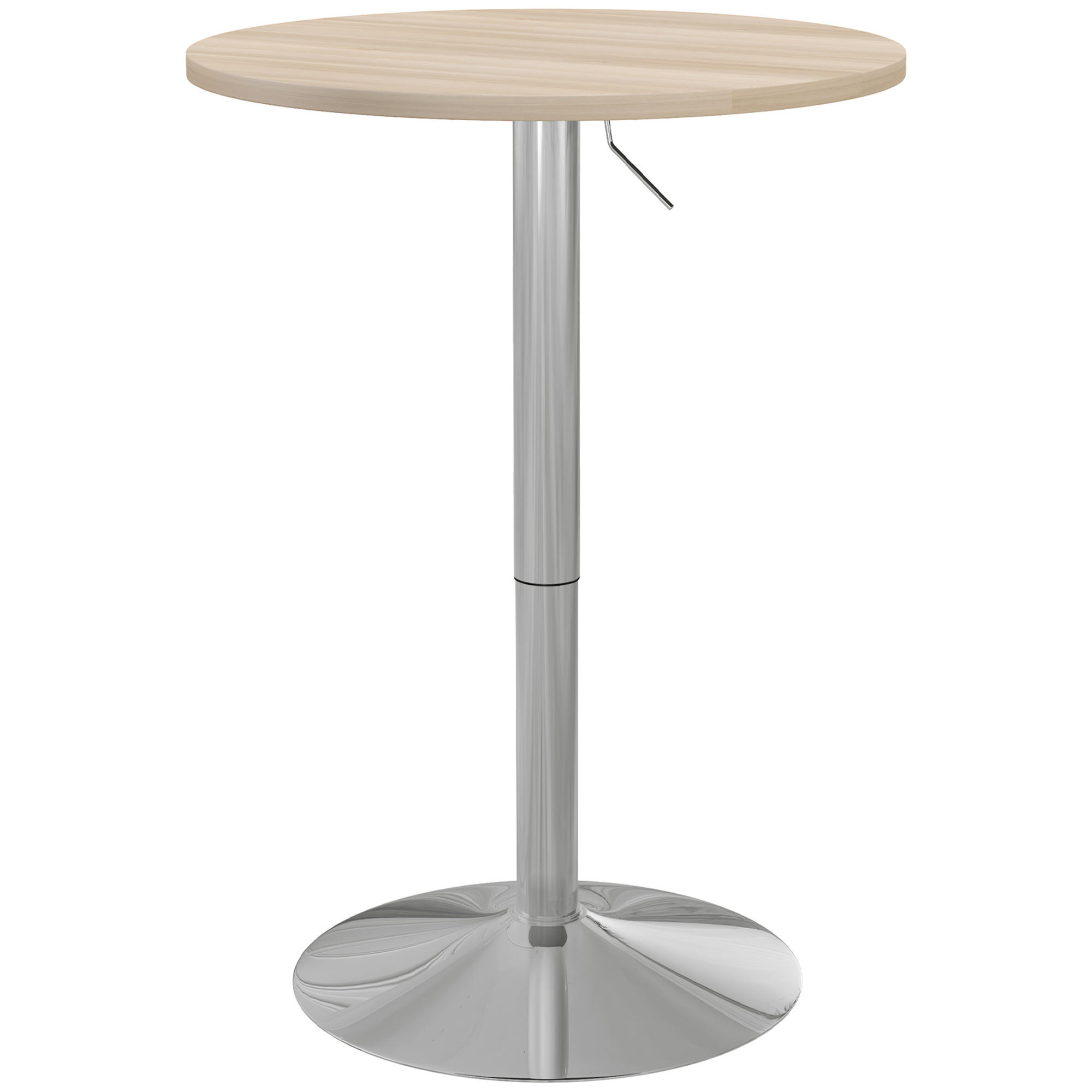 BARTISCH Eiche 1 Stück - Beige, Naturmaterialien (60/60/91cm) - GiPP