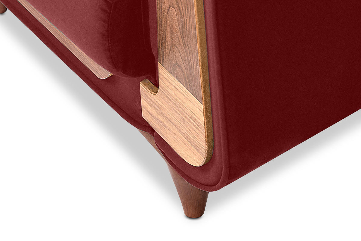 SESSEL GUSTAVO mit Armlehnen, braun - Dunkelbraun/Braun, Holz/Holzwerkstoff (83/95/92cm) - KONSIMO®