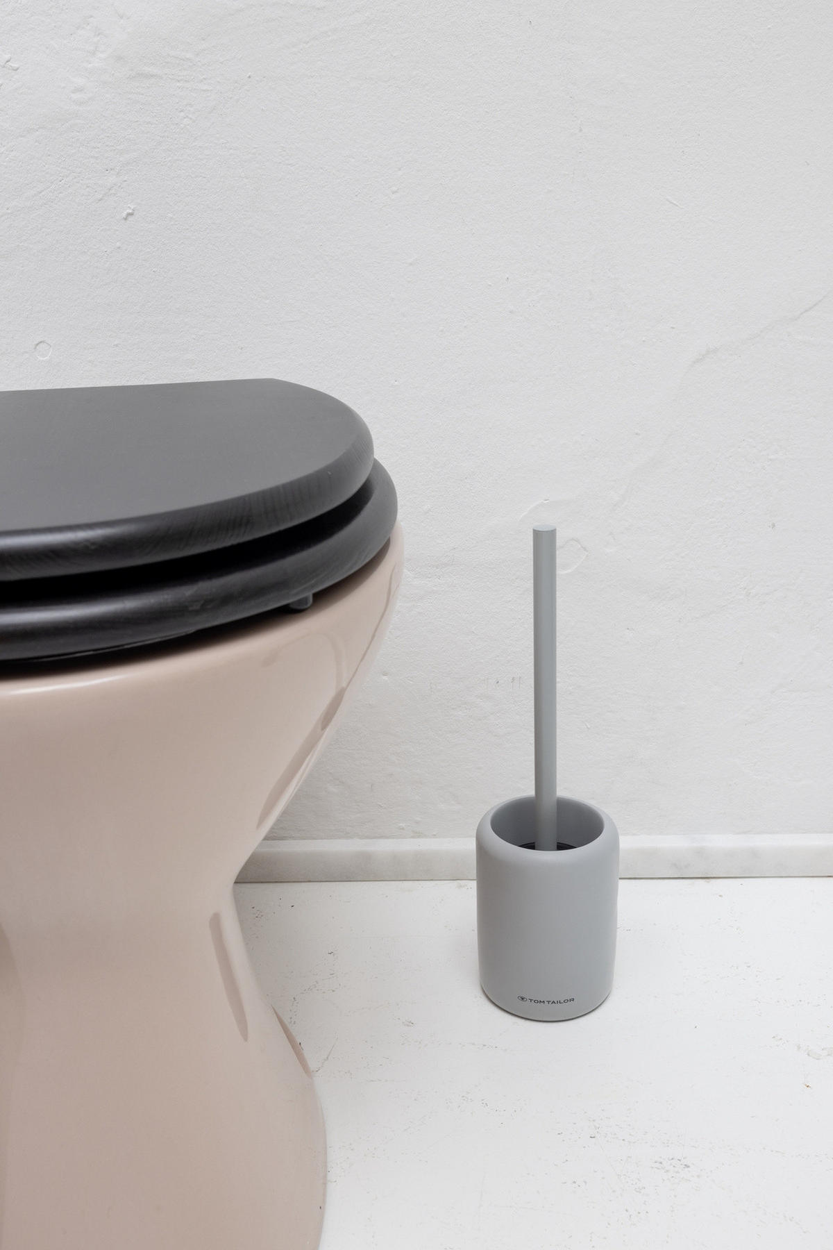 WC-BÜRSTE mit Halter - Grau, Kunststoff (10.5/36/10.5cm) - Tom Tailor