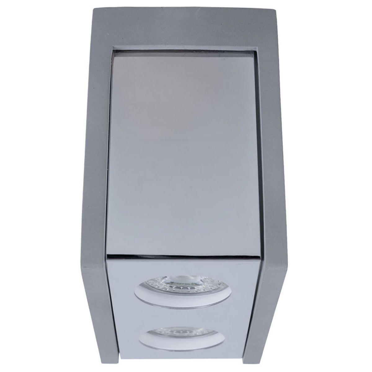 LED DECKENLEUCHTE Metall Beton Grau 2-flammig - Grau, Stein (18/10/14.7cm) - Globo Lighting