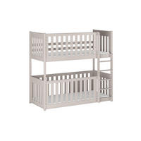 ETAGENBETT CORA 90/200 Cashmere mit vollem Rausfallschutz - Beige, Holz/Holzwerkstoff (90/200cm) - Deine Möbel 24