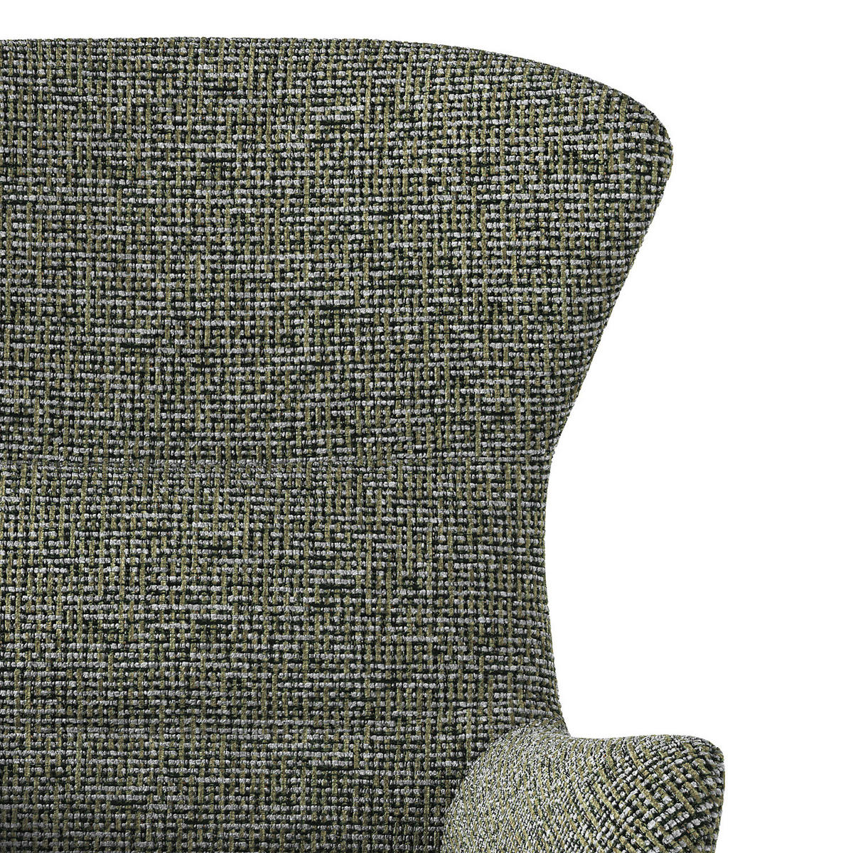 SESSEL mit Kreuzfuß - Silberfarben/Schwarz, Textil/Metall (84/99/96cm) - home24