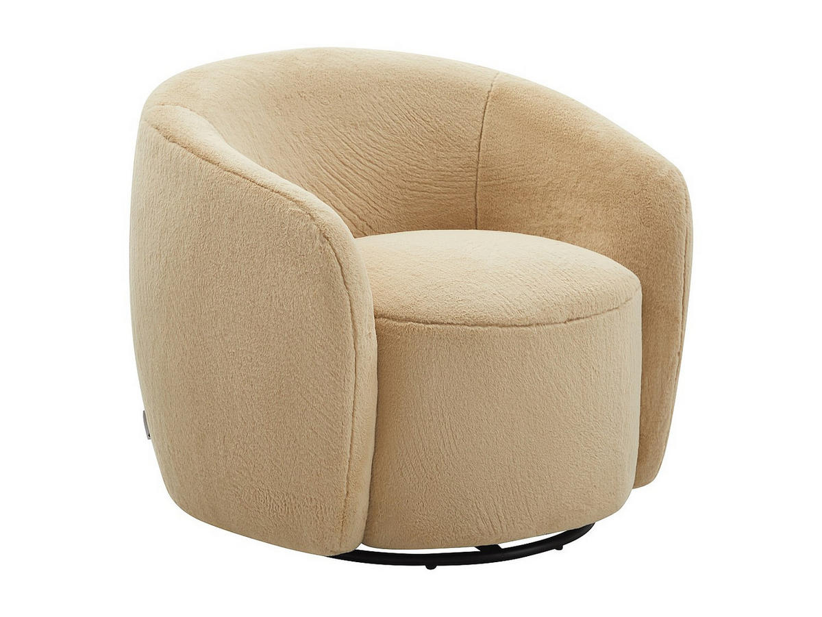 SESSEL mit gerader Rückenlehne - 1 Person - stoff - beige Vereide - Beige, Textil (80/67/76cm) - Vente-Unique