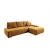 ECKSOFA Vogar In Poso - Dunkelgelb, Holzwerkstoff/Textil (265/185cm) - Fun Möbel