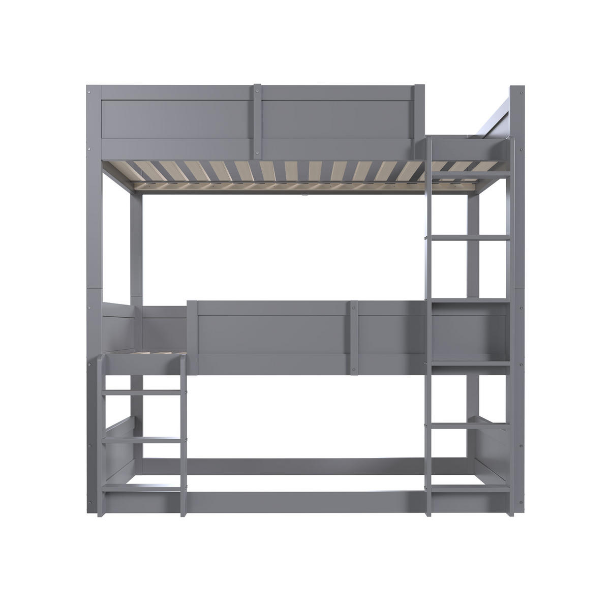 HOCHBETT 90x200 cm Holz grau - Grau, Holz (90/200cm) - Fortuna Lai