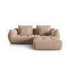 SOFA modular Bloom aus Samt sandfarben 3 Sitzplätze - Sandfarben, Textil (216/232cm) - Micadoni