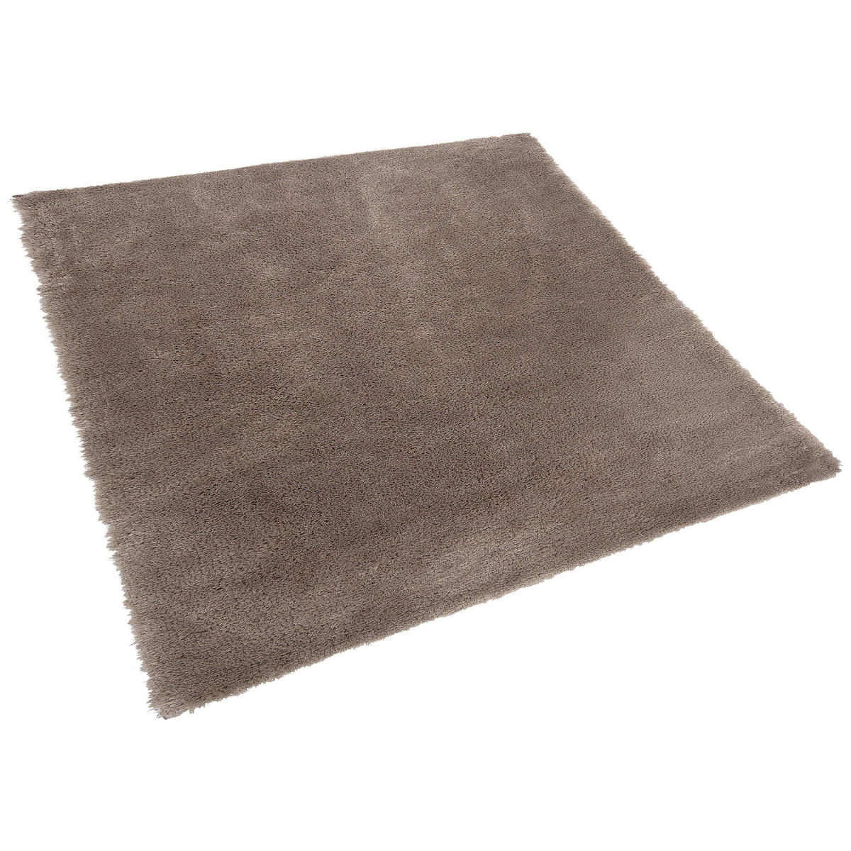 SHAGGY-TEPPICH Evren 200/200 cm - Braun, Kunststoff (200/200cm) - Beliani