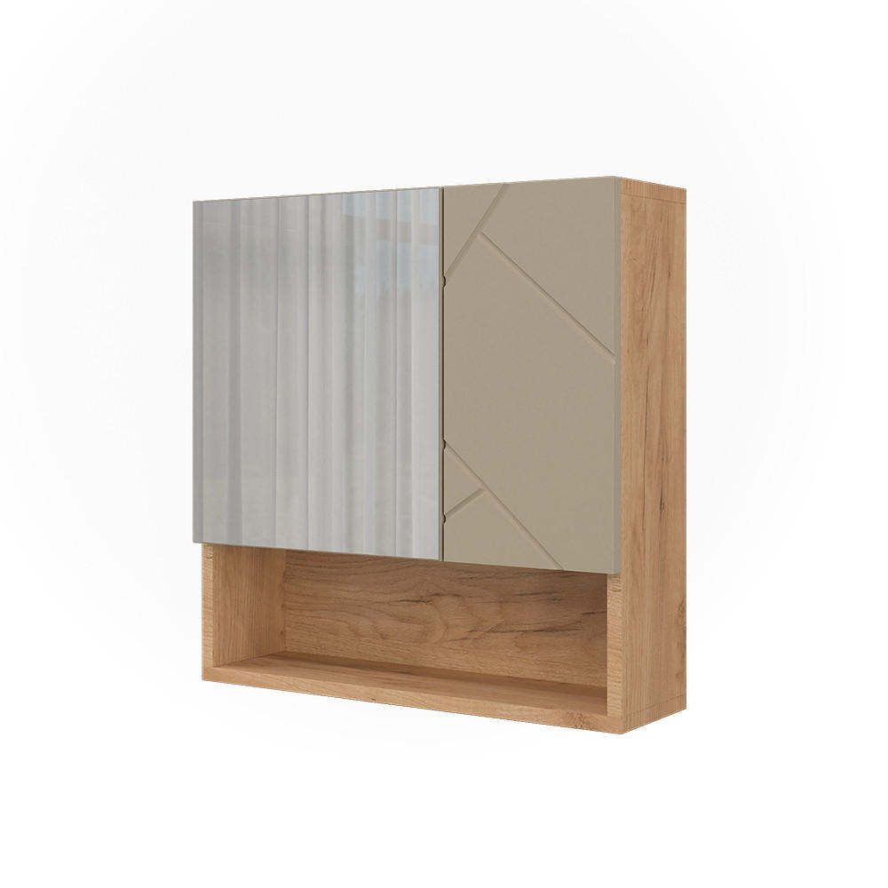 BADRUMSSPEGELSK&Aring;P Irma Beige 54x55 cm 55/54/16.9 cm