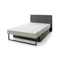 JUGENDBETT SORENTO 13 120/200 in Eukalyptus/Baltic Düne Eiche/Schwarzer Onyx - Eukalyptusholzfarben/Eichefarben, Holzwerkstoff (120/200cm) - Deine Möbel 24