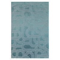TEPPICH Disco Blue Glow 170/240 cm - Blau, Textil (170/240cm) - Lola&Moi