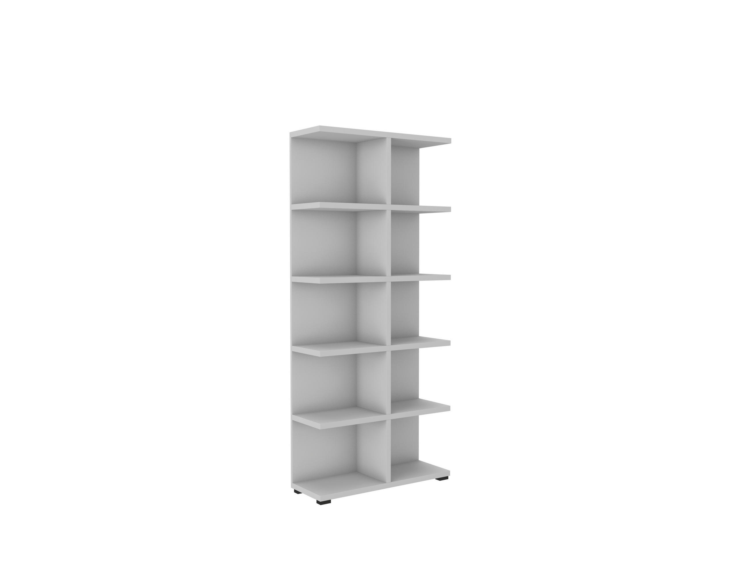 Masseno Bücherregal Grau 83.2x184x29.7 cm