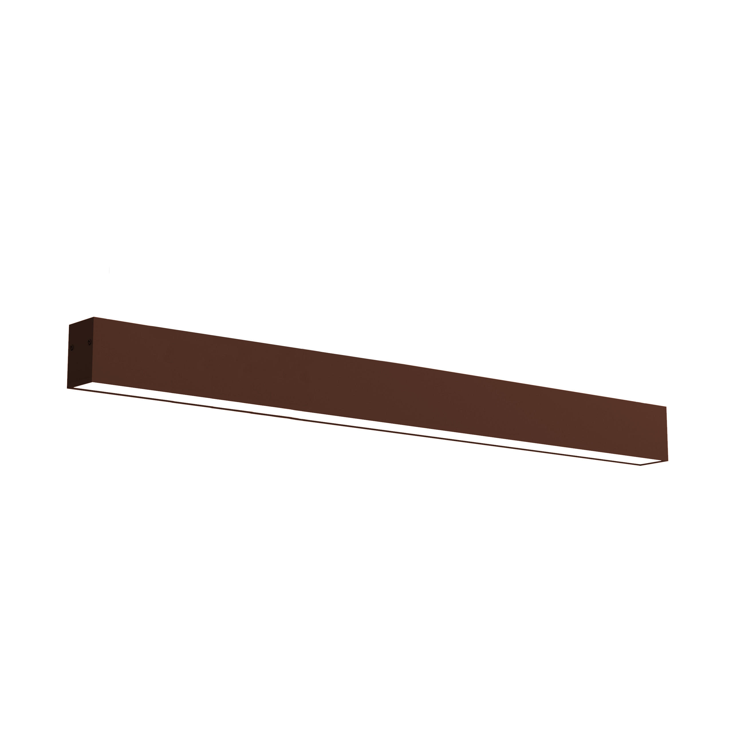 LED-DECKENLEUCHTE - Dunkelbraun, Metall (4.5/100/6.3cm) - Lumicom