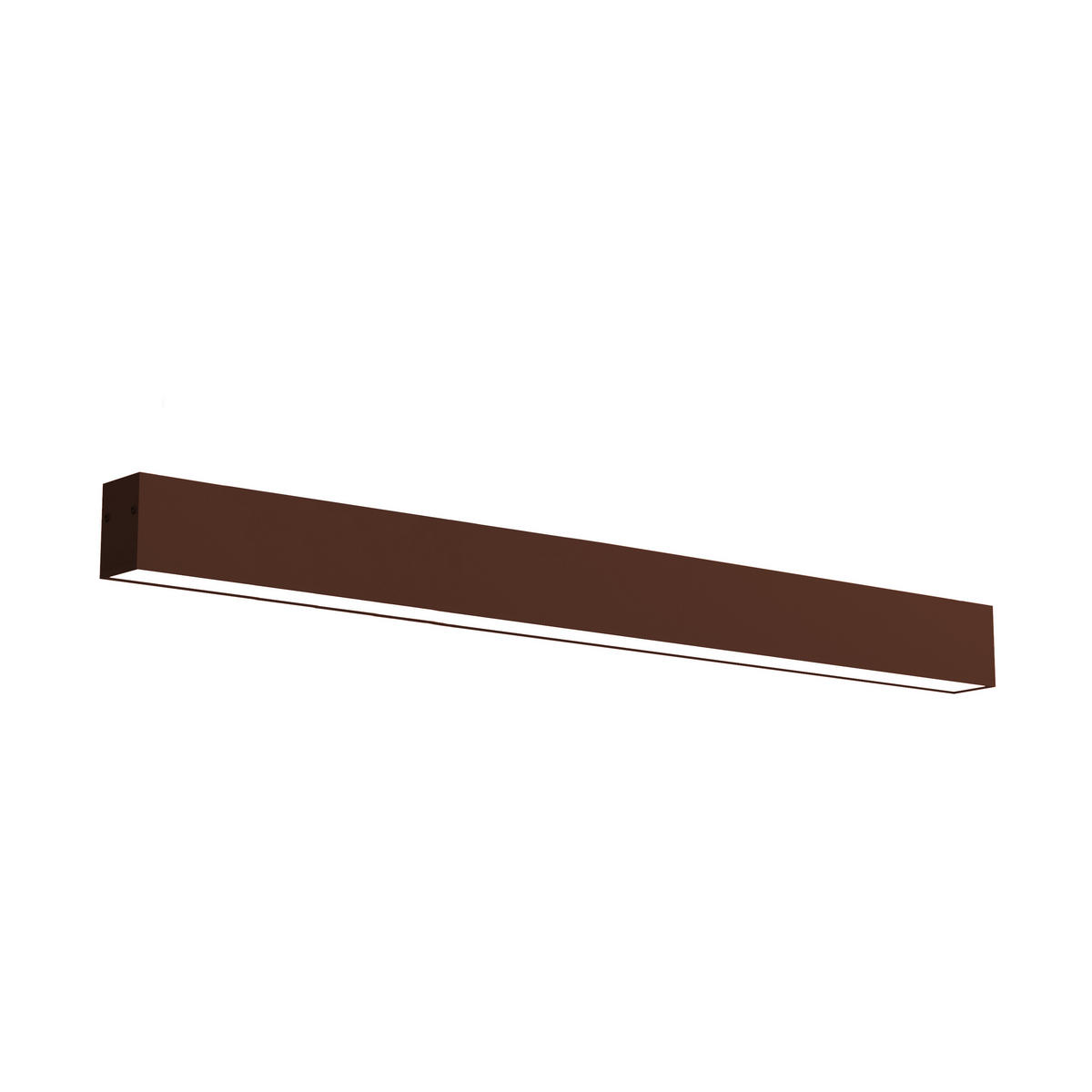 LED-DECKENLEUCHTE - Dunkelbraun, Metall (4.5/100/6.3cm) - Lumicom
