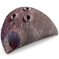 RÜCKENKISSEN passend für Kinderbetten Mond 100cm - Grau, Textil (10/100cm) - Vercart