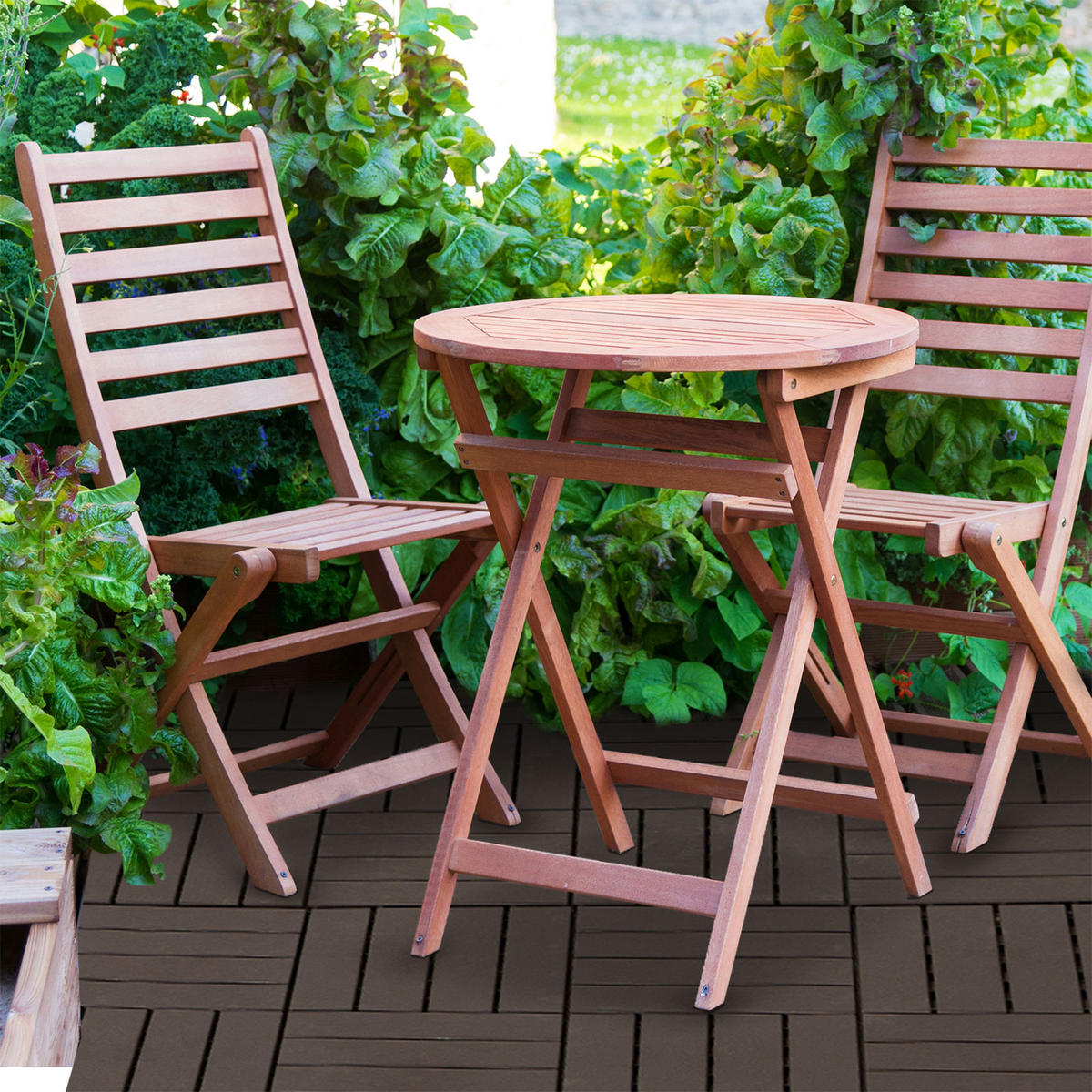 TERRASSENFLIESEN DE-10144 Klicksystem mit Drainage Braun - Braun, Kunststoff (30/30/2cm) - ComfortXL