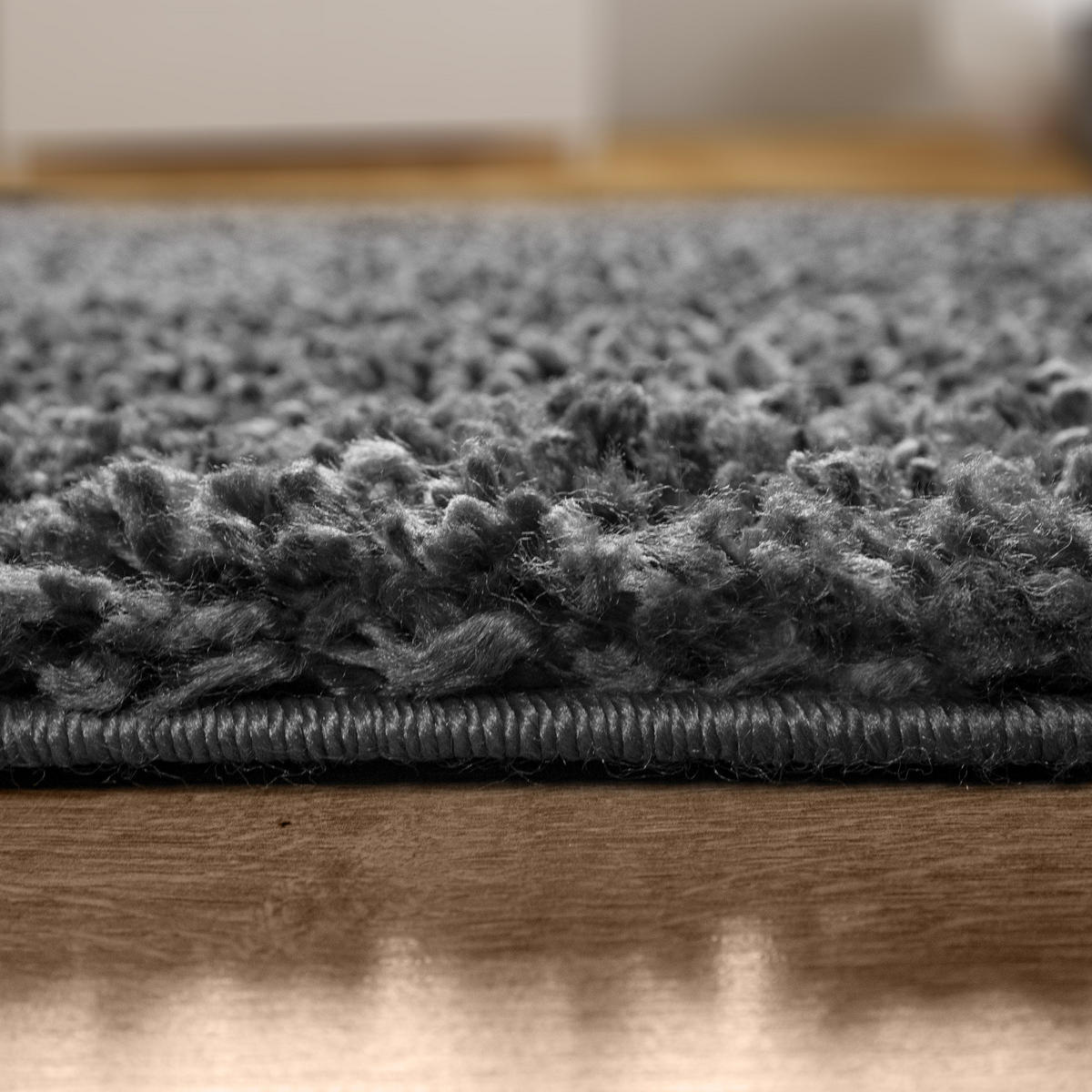 HOCHFLORTEPPICH 120/120 cm Trip 450 - Anthrazit, Textil (120/120cm) - Paco Home