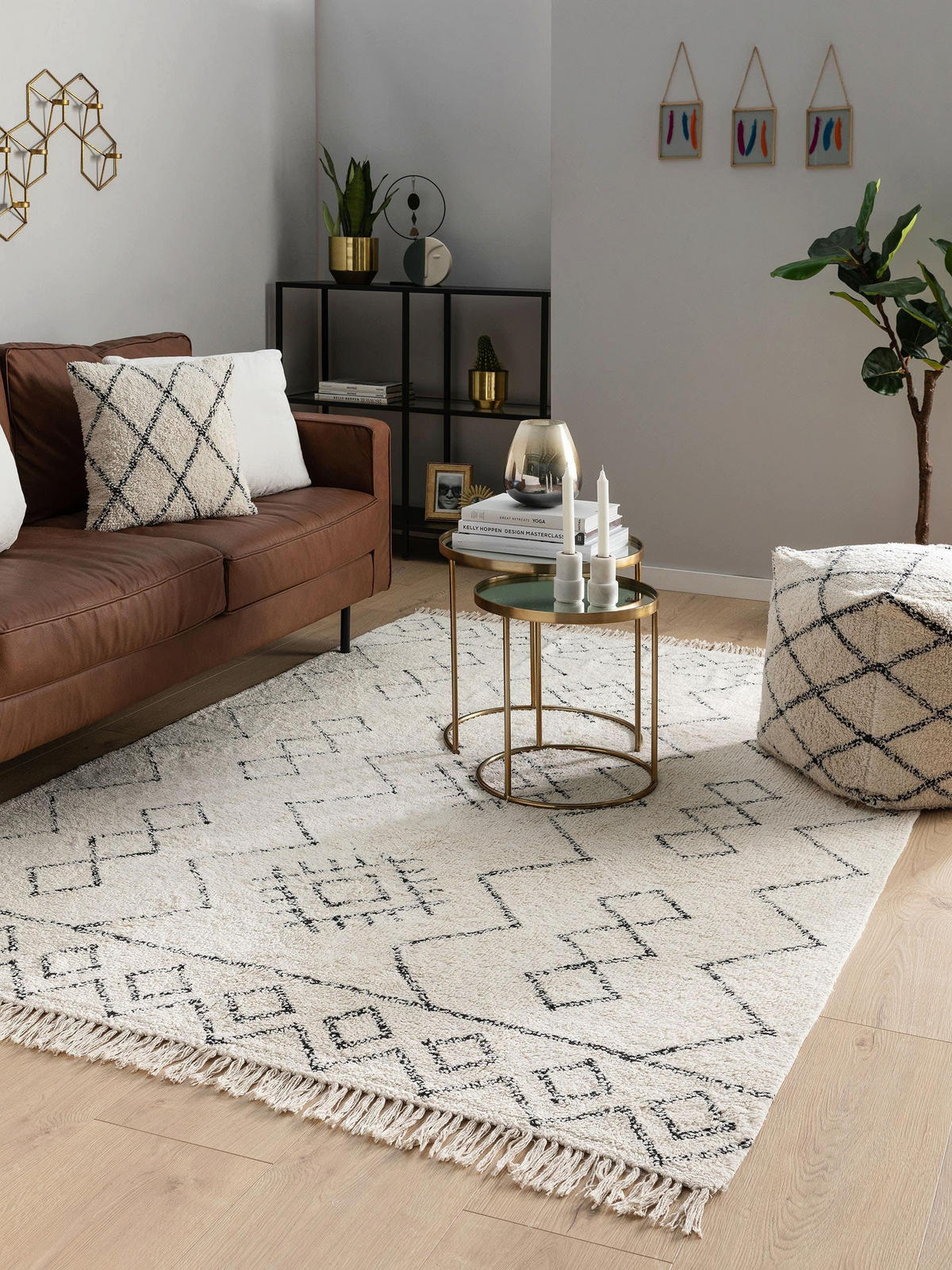 BAUMWOLLTEPPICH waschbar Naomi Cream 200x300 cm - Creme, Textil (200/300cm) - benuta Nest