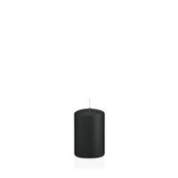 STUMPENKERZEN Schwarz Ø 48 x 80 mm, 24 Stück - Schwarz, Paraffin (5/8cm) - Wiedemann Kerzen