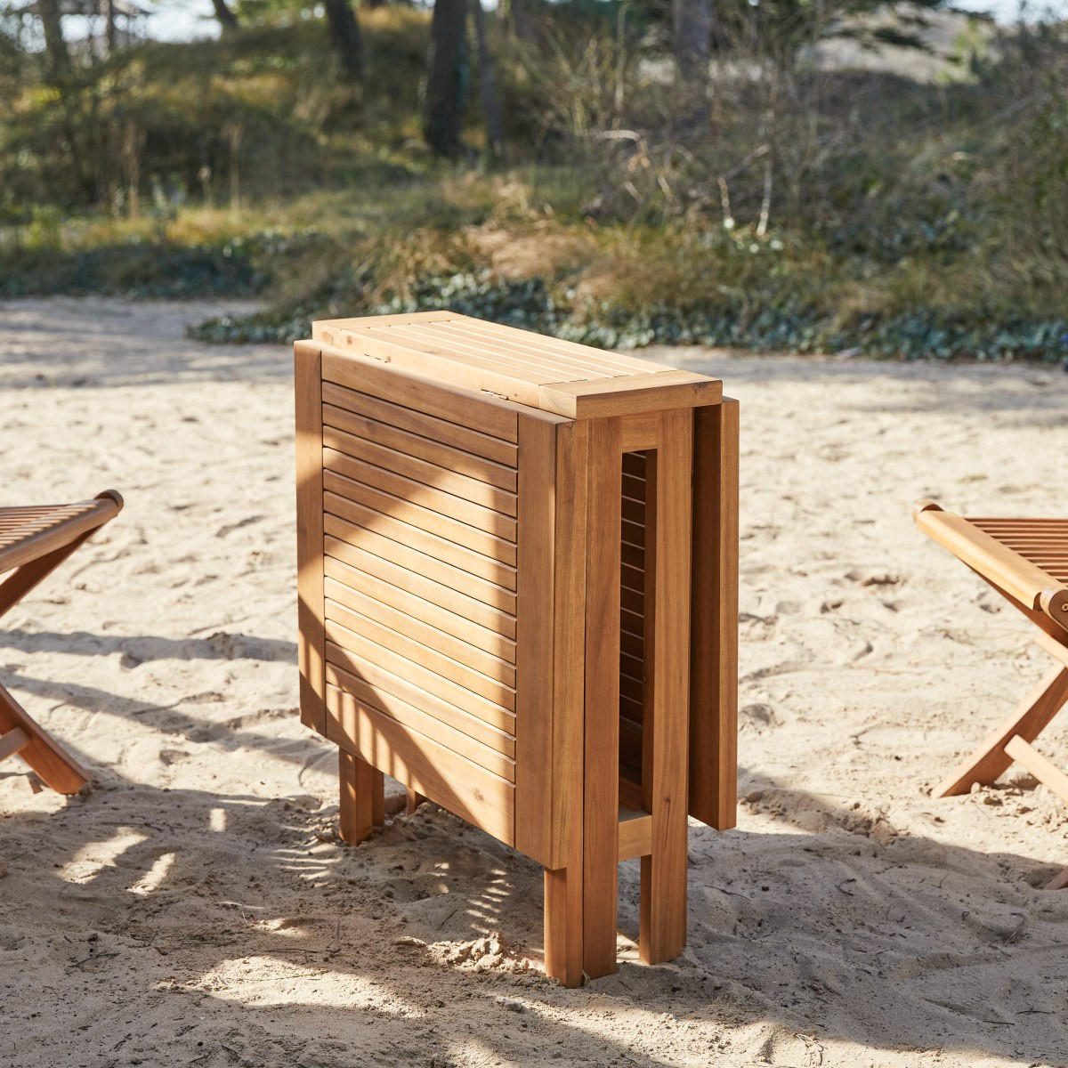 GARTENTISCH Capri Braun aus Akazie - Braun, Holz (65/130/74cm) - Tikamoon