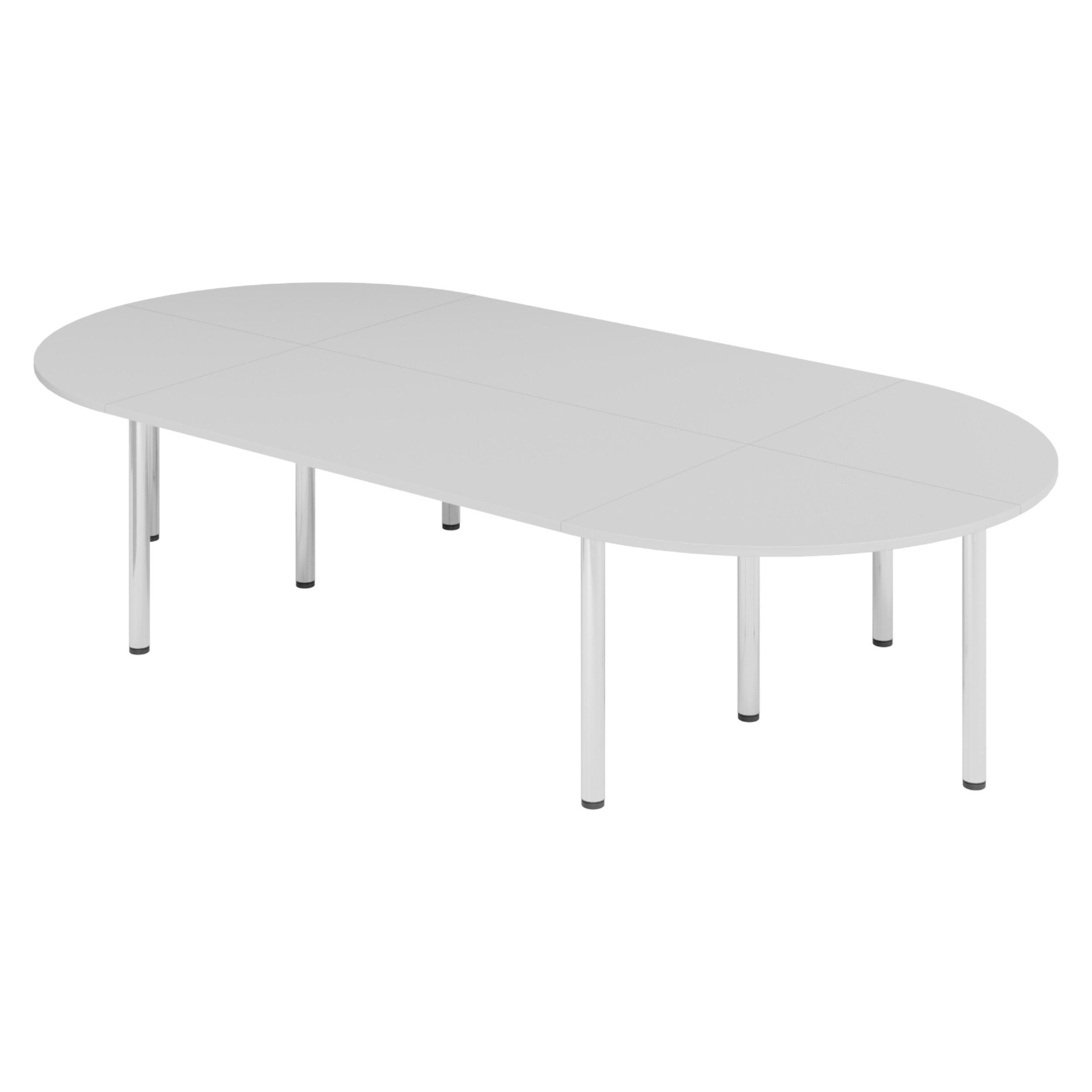 KONFERENZTISCH-SETS Serie-K 160/320/74 cm in Grau - Grau, Holzwerkstoff (160/320/74cm) - bümö