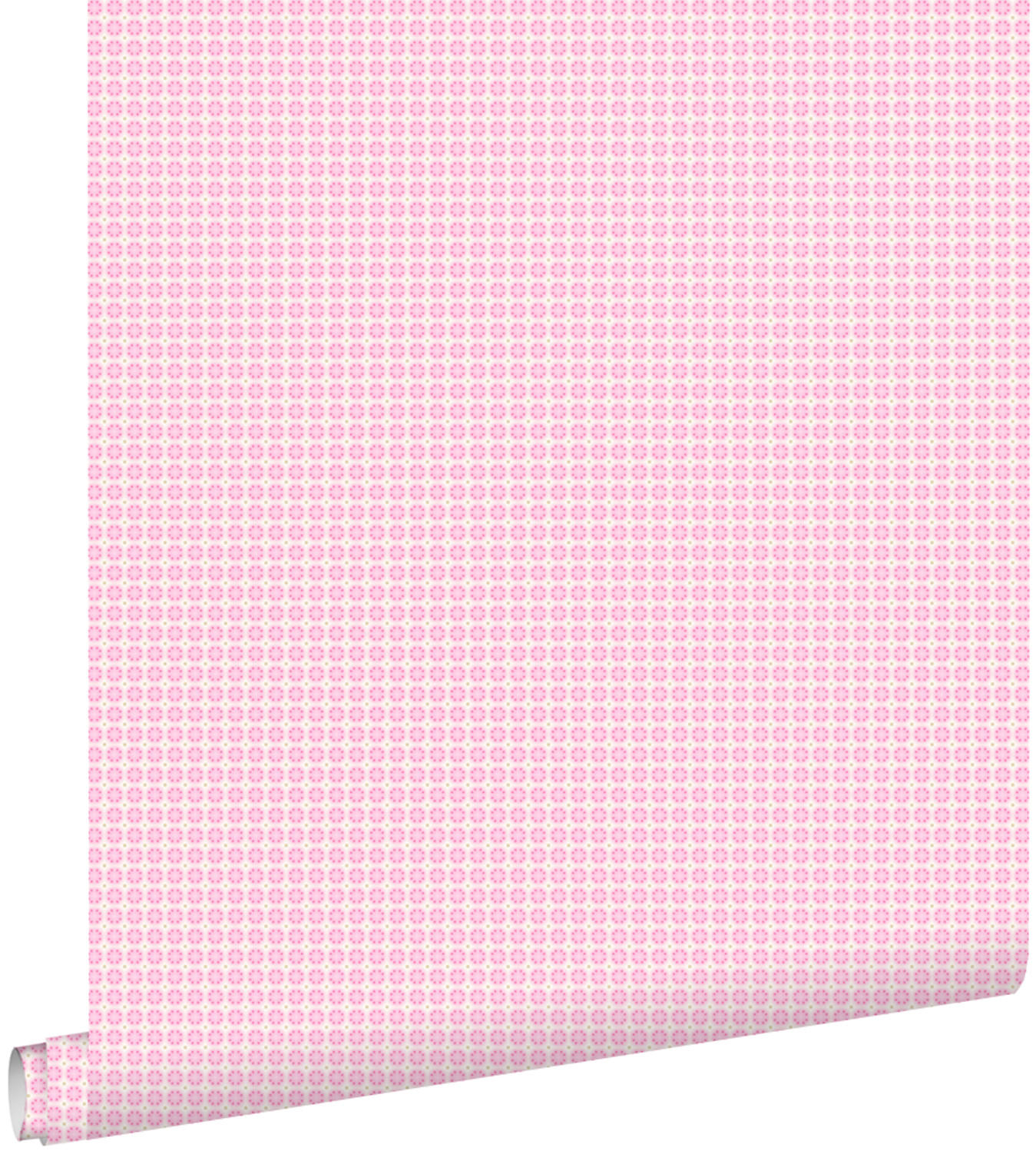 TAPETE kleine Punkte 53 cm x 10.05 m - Pink, Papier (53/0.1cm) - ESTAhome