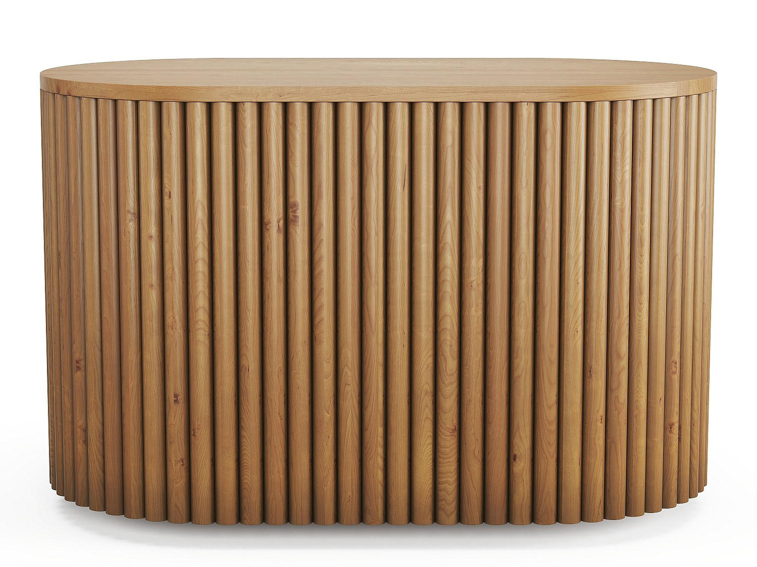 WASCHBECKENUNTERSCHRANK - 90 cm x 50 cm - Holz, Platte - Naturfarben Hell - TOWARI - Naturfarben, Holz (90/56/50cm) - Vente-Unique