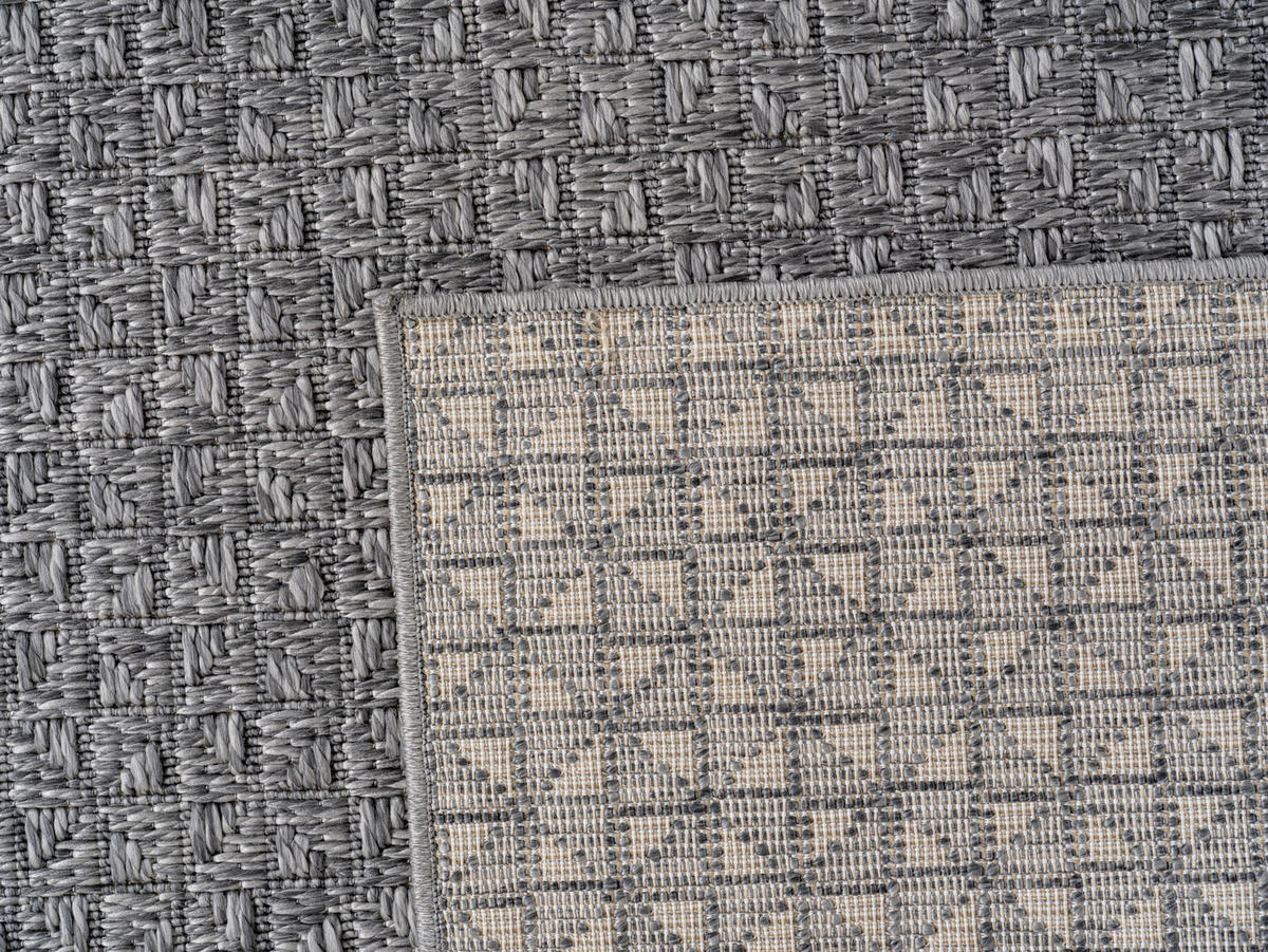 OUTDOORTEPPICH Timaro 140x200 cm Grau - Grau, Textil (140/200cm) - Villa Möbel