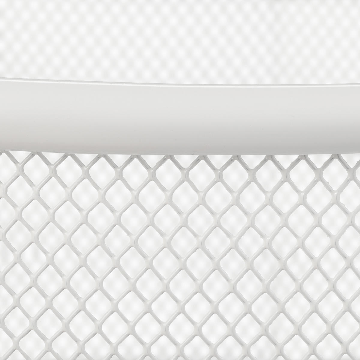 PAPIERKORB - Weiß, Metall (26/28/26cm) - Relaxdays