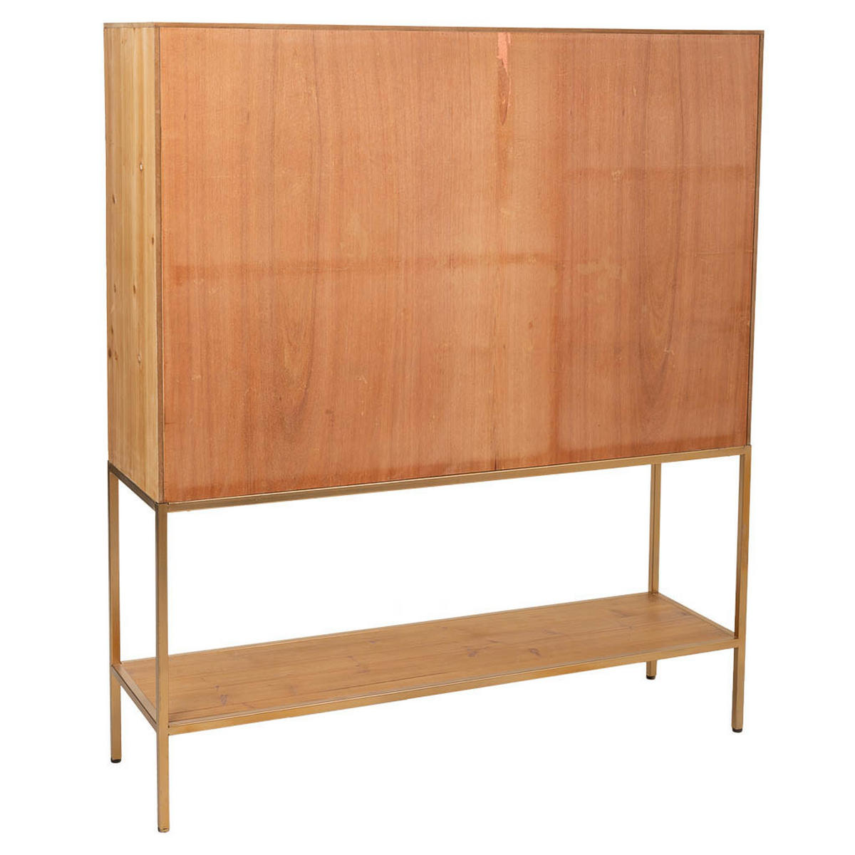 HIGHBOARD aus Holz und Metall, 120x38x140 cm braun - Braun, Holz (120/139.5/37.5cm) - Wanderlust