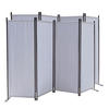 PARAVENT 2 Stück 4-tlg. 220x165 cm Weiß - Weiß, Metall (220/165cm) - QUICK STAR