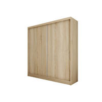 SCHWEBETÜRENSCHRANK SOFIA 200/216/61 cm 2-türig Sonoma Eiche - Sonoma Eiche, Holzwerkstoff (200/216/61cm) - MASSENO
