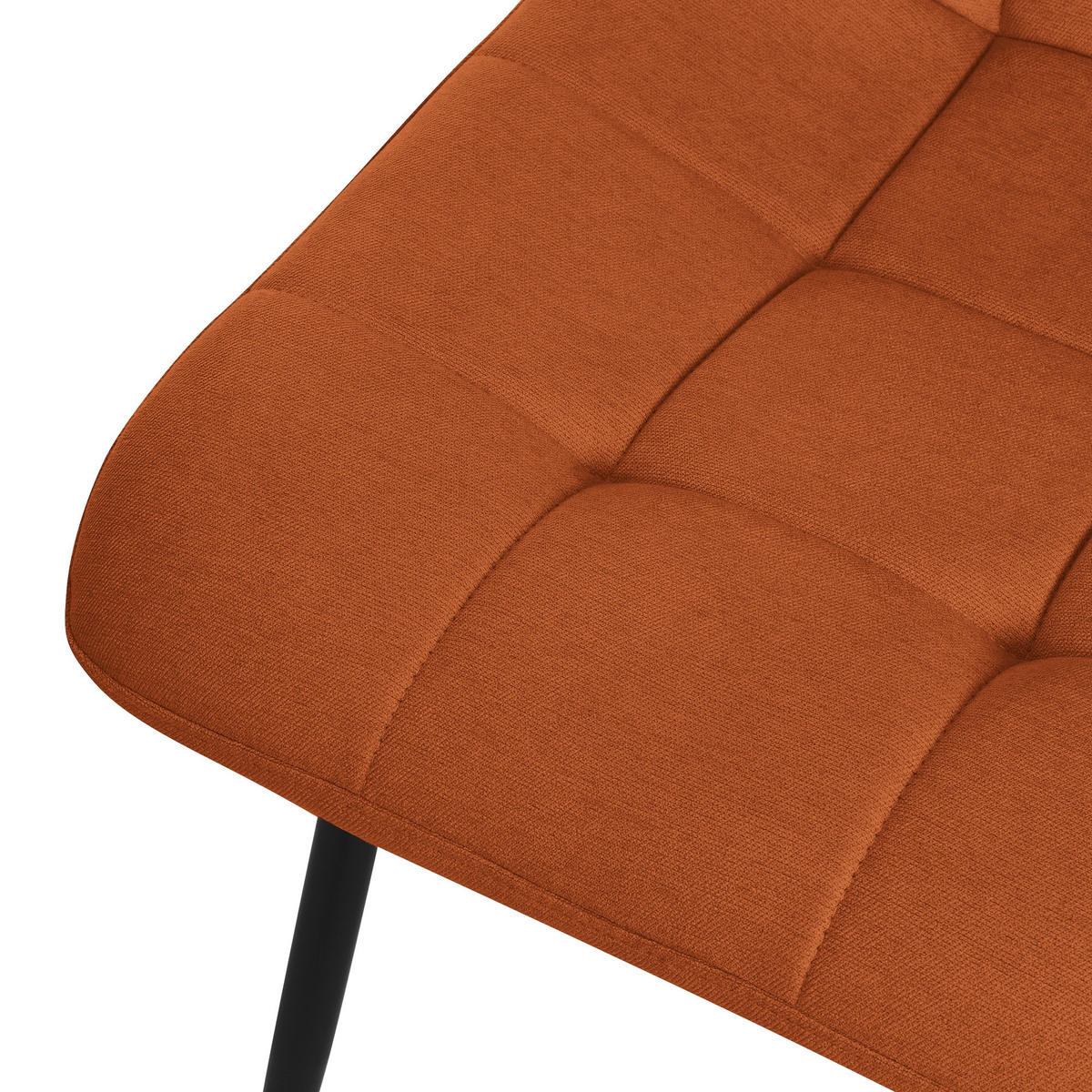 ESSZIMMERSTUHL 4er Set - Orange, Metall (49/89/60.5cm) - ML-DESIGN