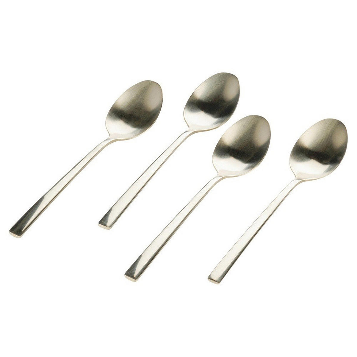 TEELÖFFEL Stahl 4 Stück. Gold - Goldfarben, Metall - Excellent Houseware