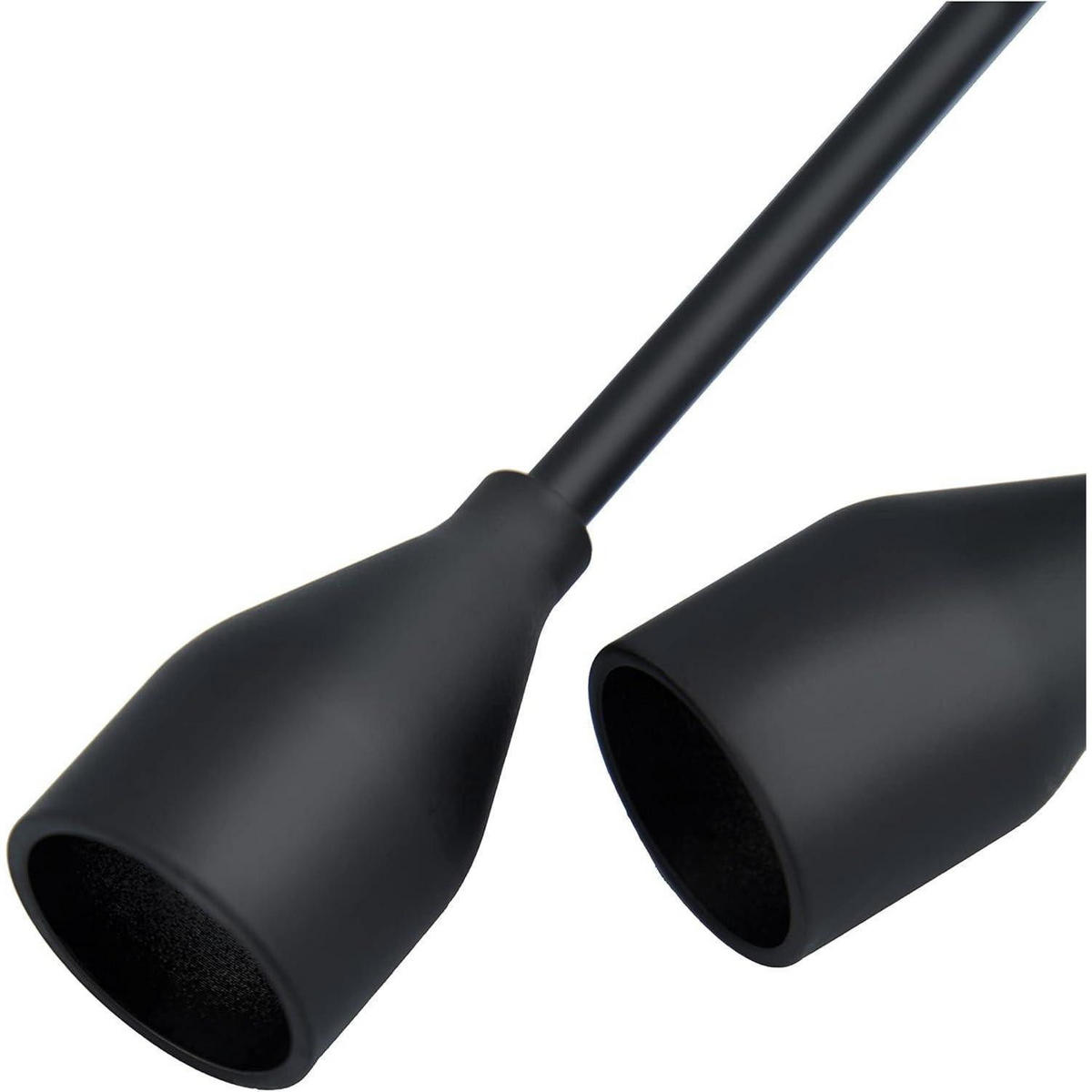 KERZENSTÄNDER 3-teiliges Set Schwarz - Schwarz, Metall (2/20/5cm)
