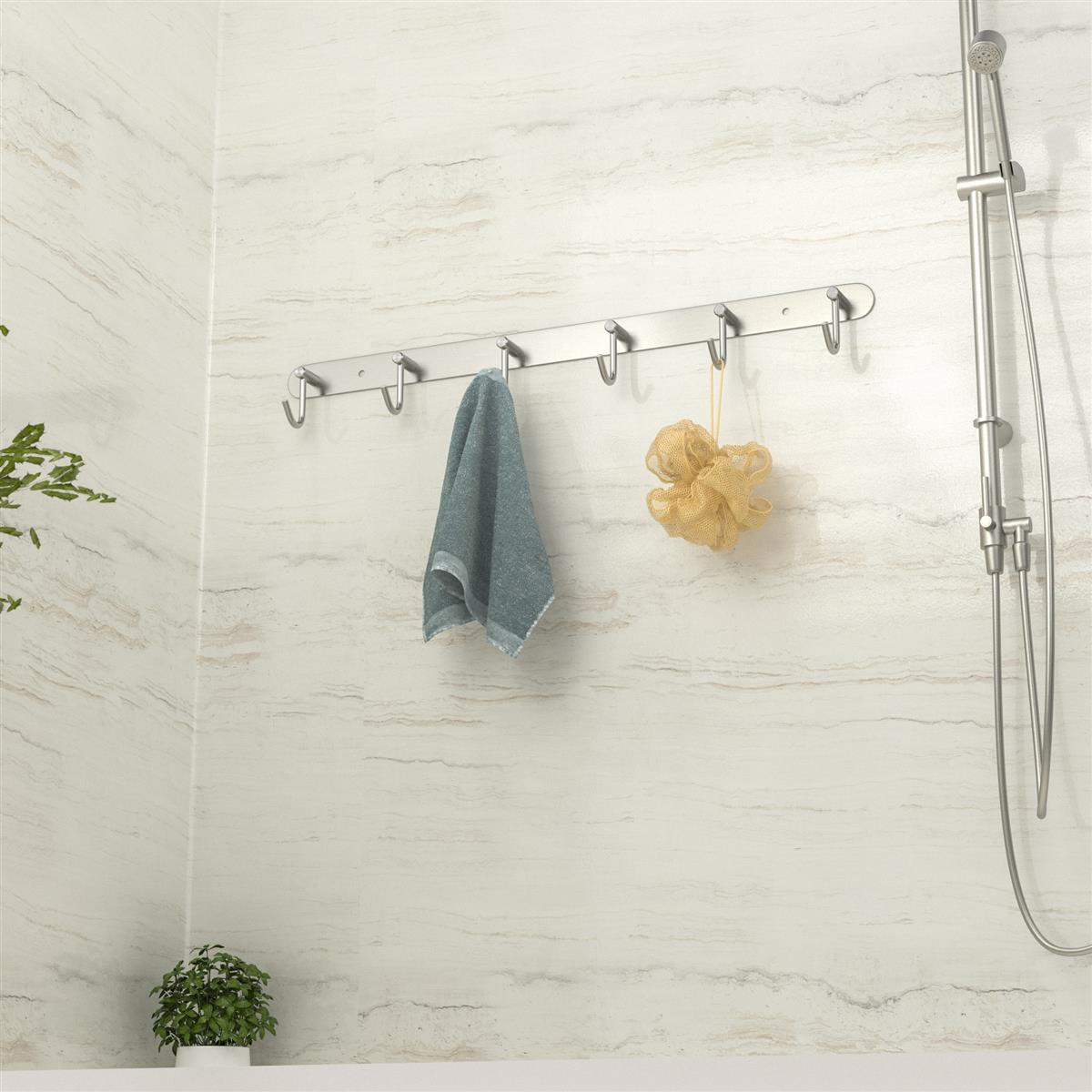 GARDEROBENLEISTE 46.1/5.5/5.5 cm - Silberfarben, Metall (5.5/5.5/46cm) - Intirilife