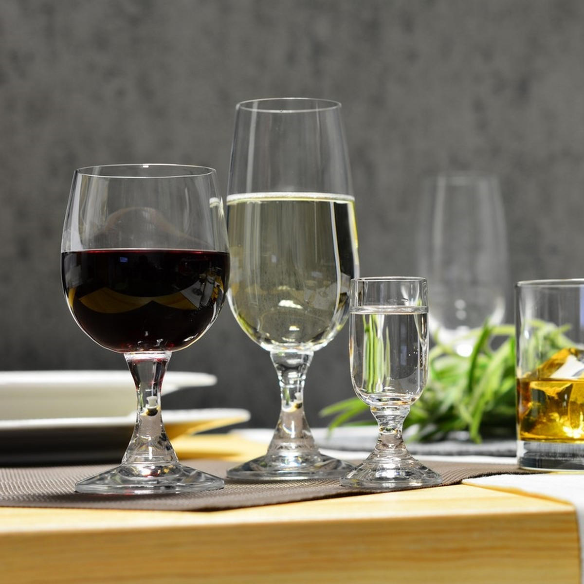 SCHNAPSGLÄSER Balance, 6er-Set, 25 ml - Transparent, Glas (0.025L) - Krosno Glass