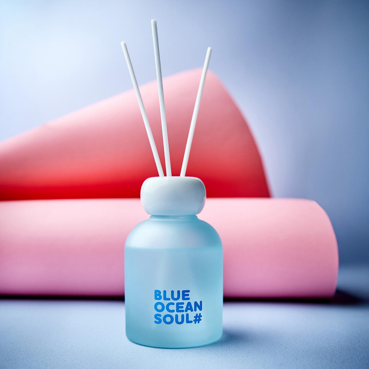 RAUMDUFT Blue Ocean Soul 300ml - Blau, Glas/Naturmaterialen (7/21/7cm) - BUTLERS