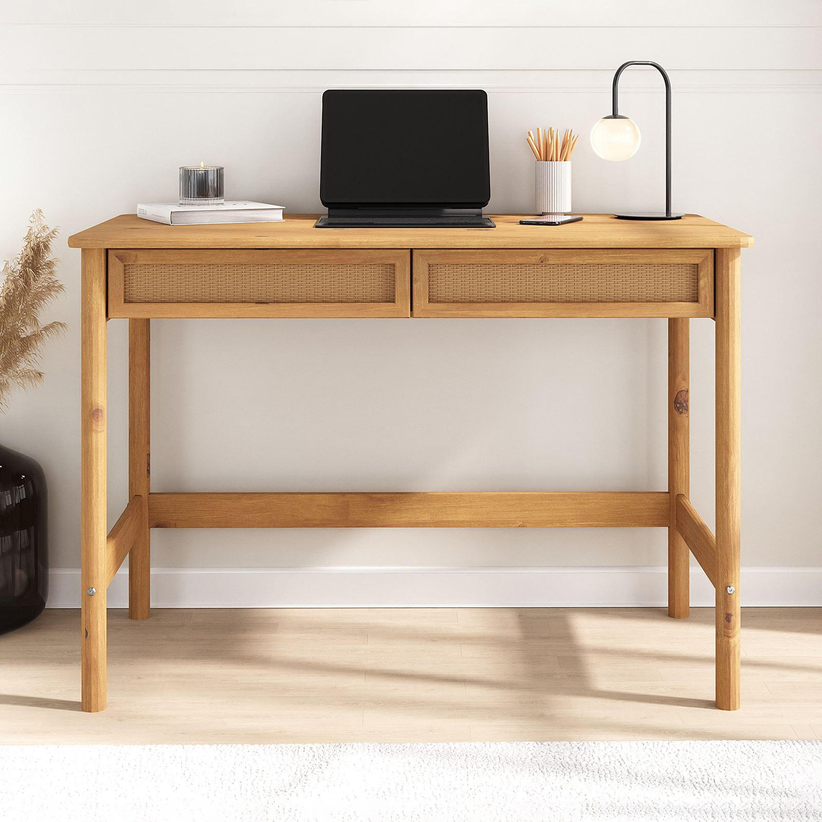 SCHREIBTISCH RODRIGO - Eichefarben, Holz (54/110/76cm) - IDIMEX