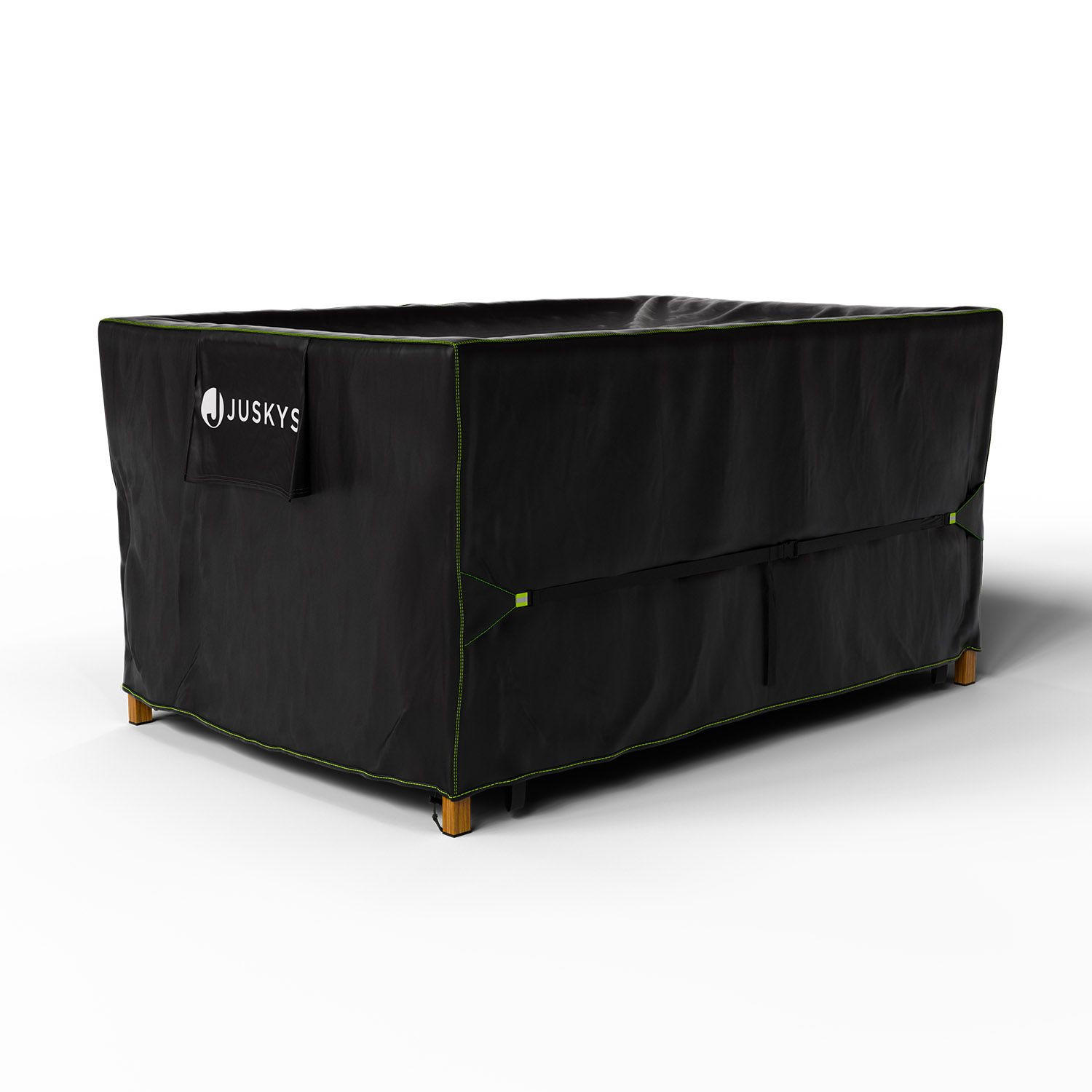 GARTENMÖBELABDECKUNG CoverSafe Pro schwarz - Schwarz, Kunststoff (100/75/160cm) - Juskys