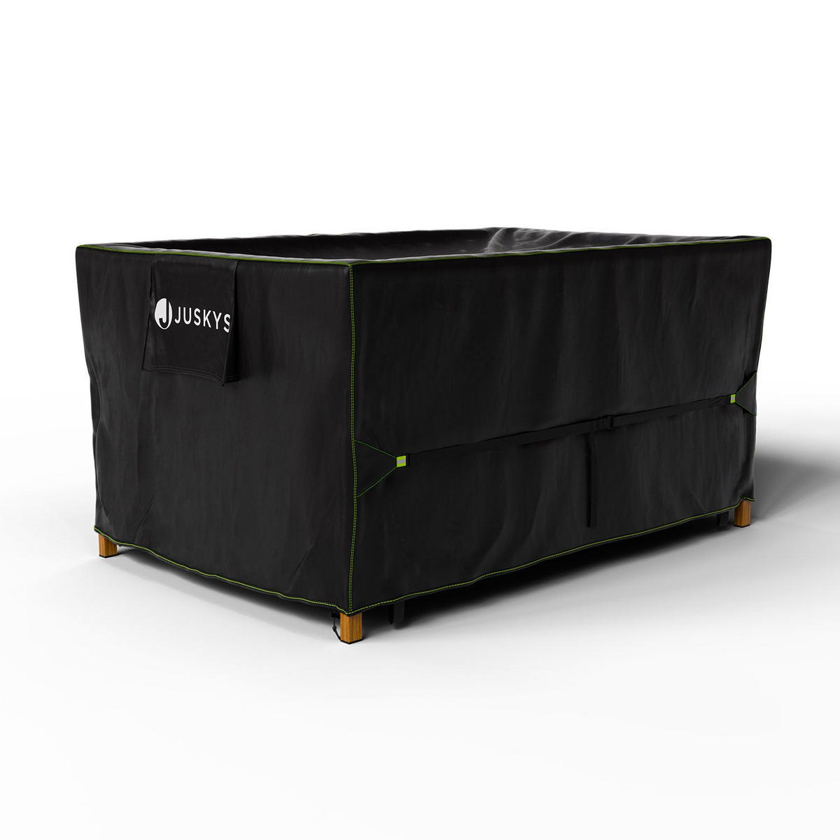 GARTENMÖBELABDECKUNG CoverSafe Pro schwarz - Schwarz, Kunststoff (100/75/160cm) - Juskys