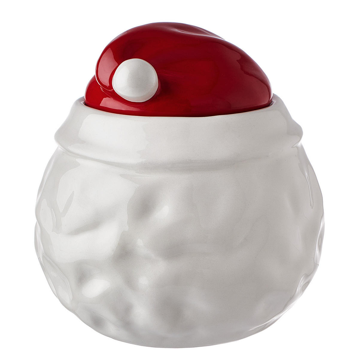 AUFBEWAHRUNGSDOSE Santa - Rot, Stein (15/15/15cm) - Butlers