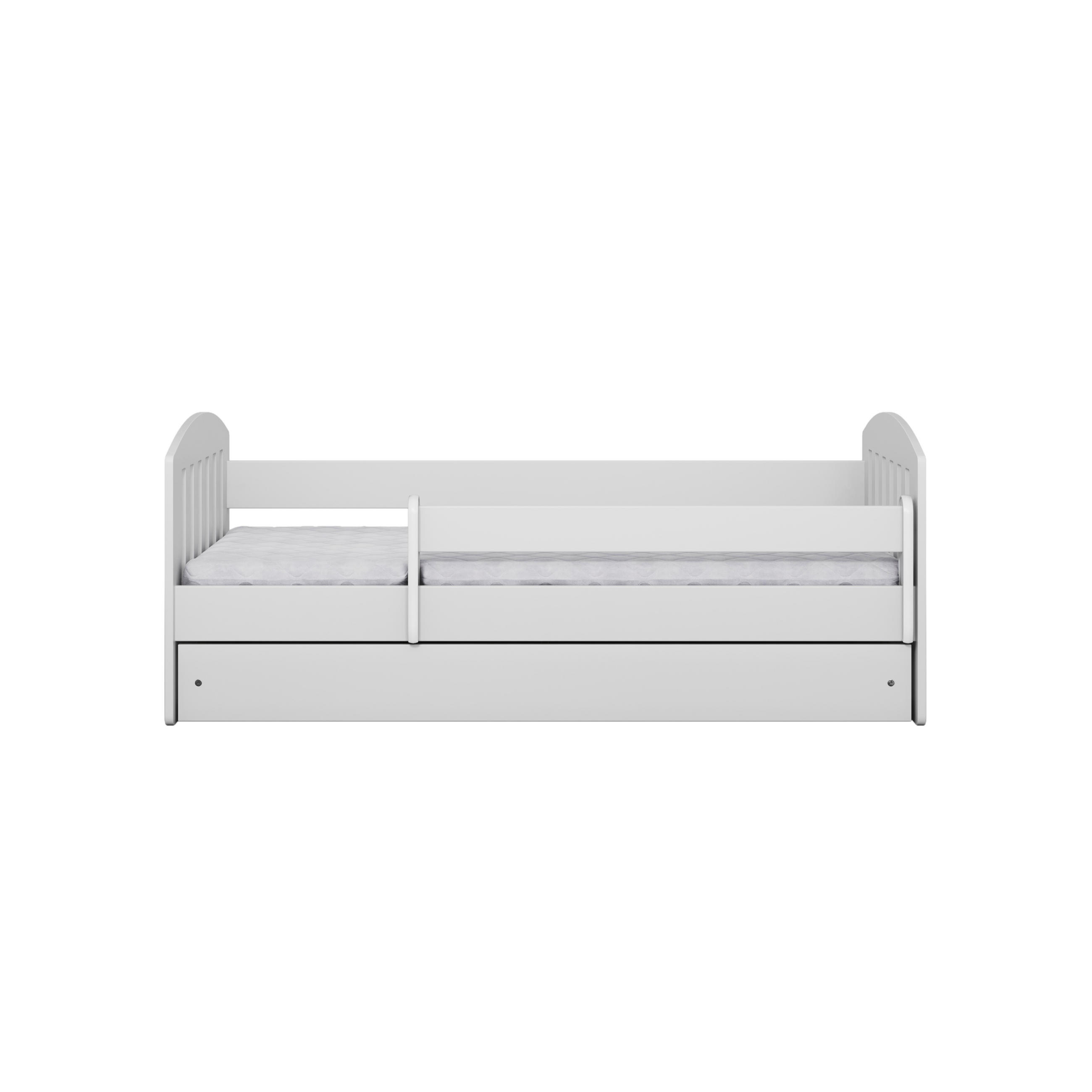KINDERBETT CLASSIC mit Schublade ohne Matratze 90/65/164 - Weiß, Holzwerkstoff (80/160cm) - RAUMHIRSCH FURNITURE
