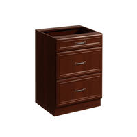 UNTERSCHRANK D60S3 – Sycylia Milano – Milano / Walnuss - Walnussfarben, Holzwerkstoff (60/82/47cm) - ROYAL24_MARKT