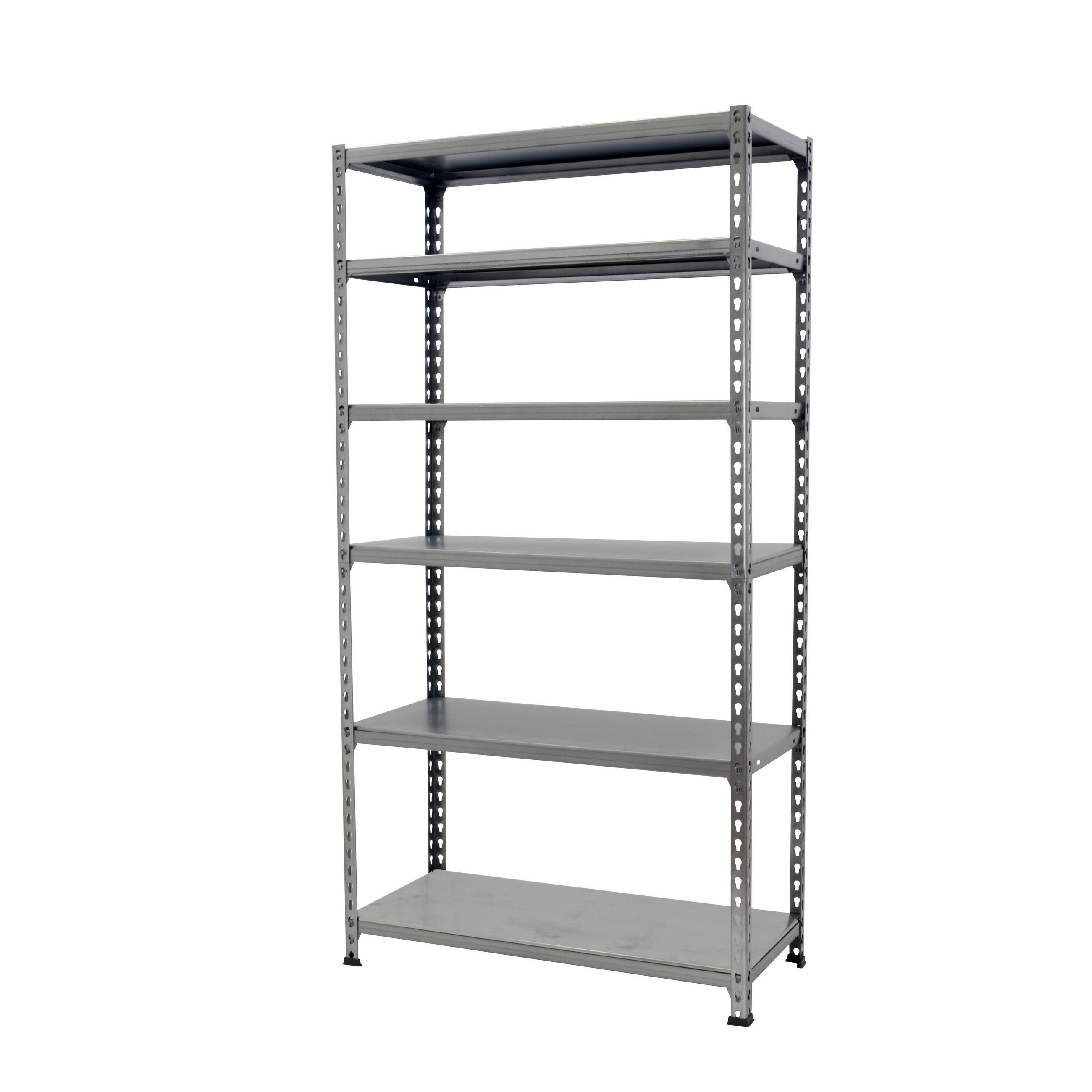 SCHWERLASTREGAL Giant Metal Shark HxBxT 250 x 90 x 50 cm Fachlast 180 kg Grau - Grau, Metall (90/250/50cm) - PROREGAL