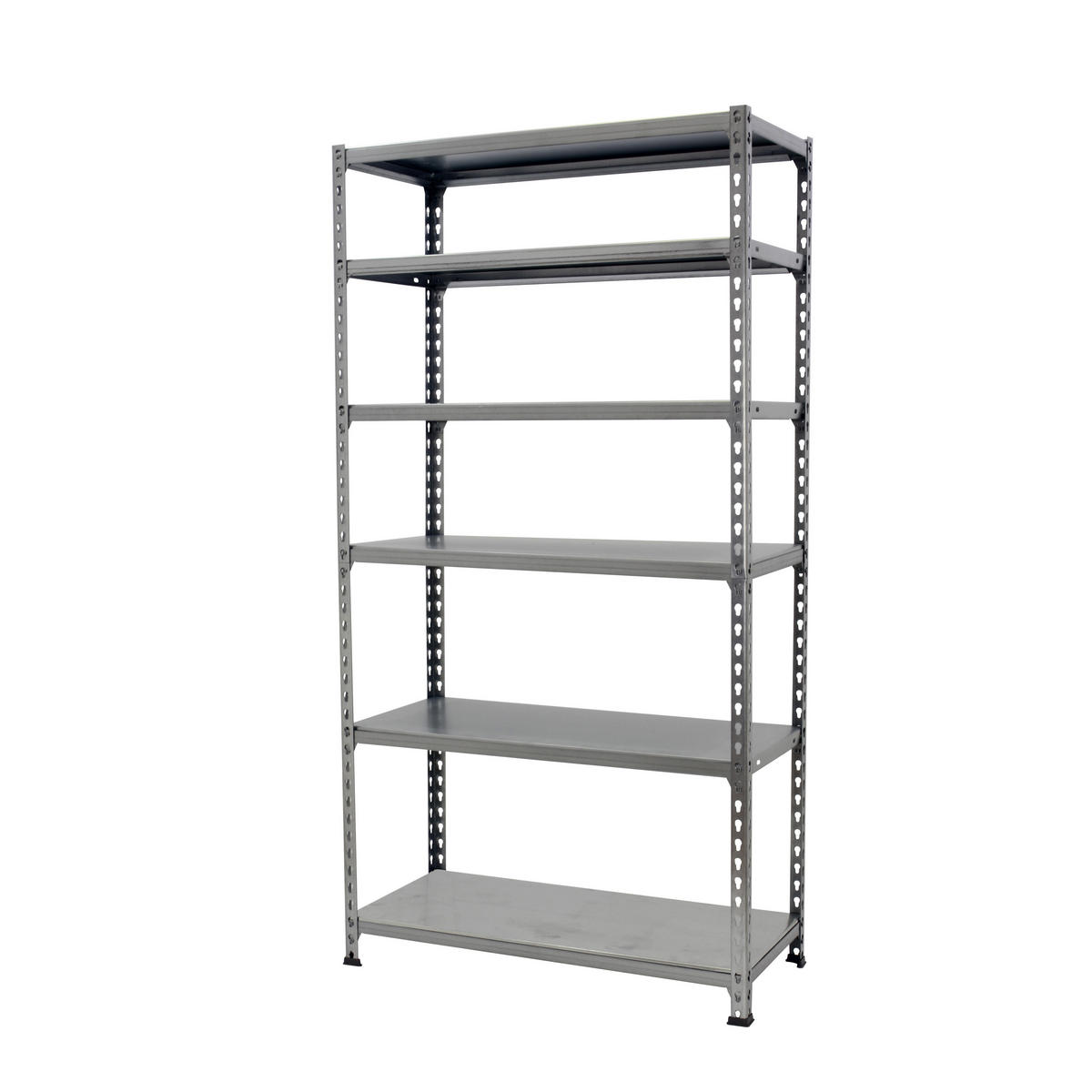 SCHWERLASTREGAL Giant Metal Shark HxBxT 250 x 90 x 40 cm Fachlast 180 kg Grau - Grau, Metall (90/250/40cm) - PROREGAL