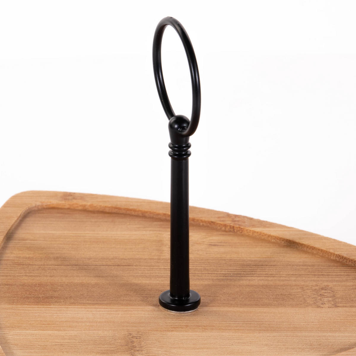 ETAGERE aus Bambus Dreieckig 25/25/23,5 cm - Braun, Naturmaterialen (23.5cm) - Excellent Houseware